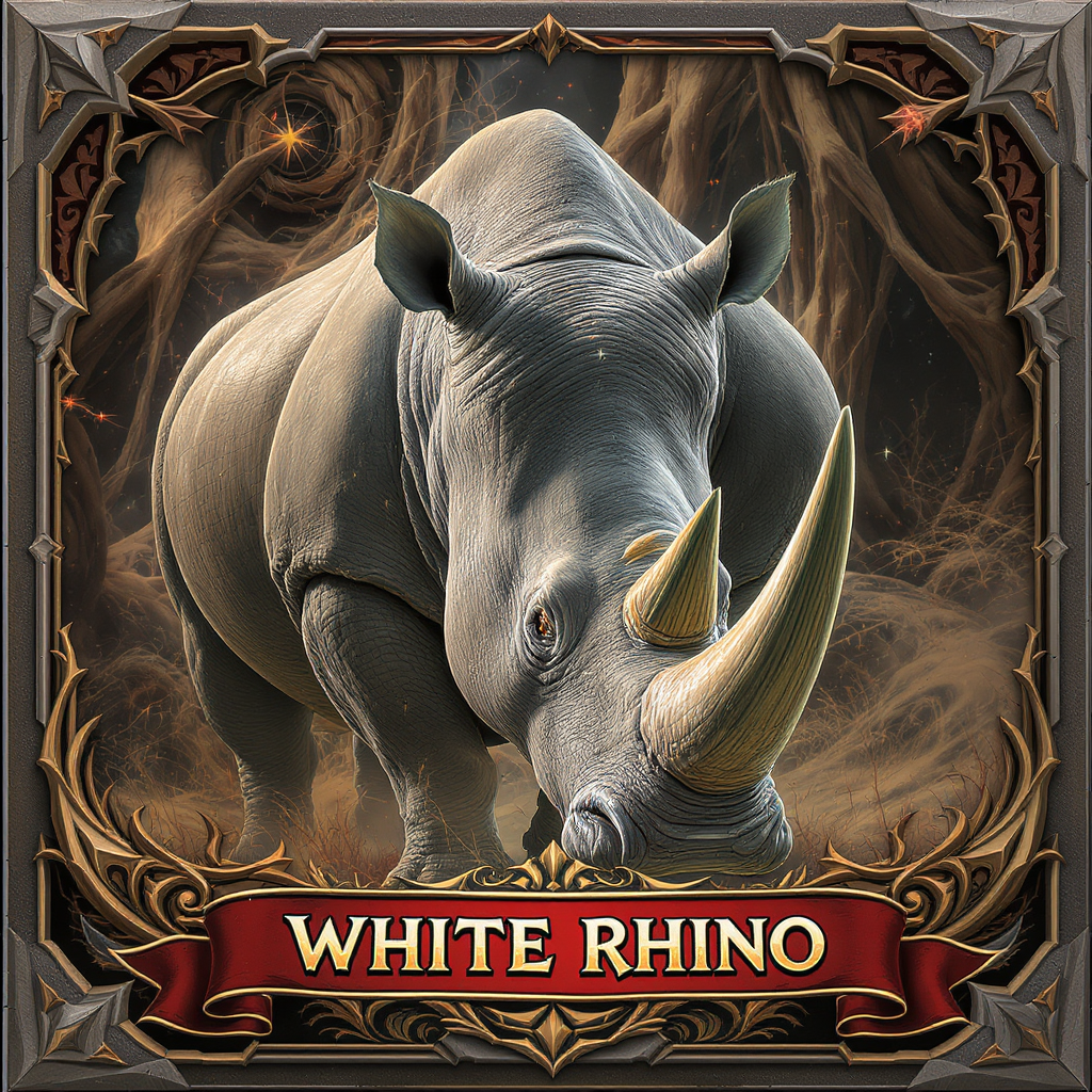 Majestic White Rhino Treasure